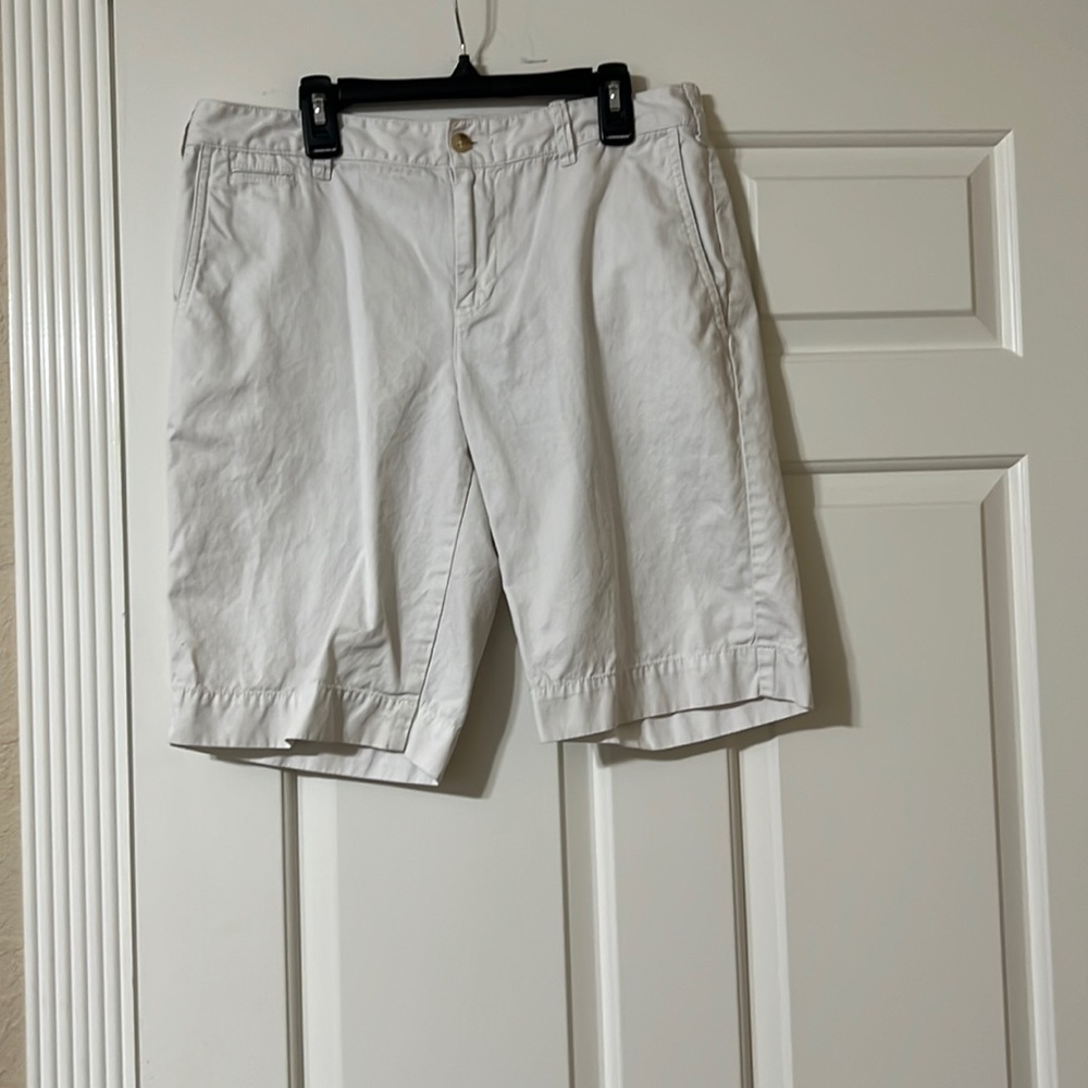 Ralph Lauren size 4 Bermuda style white shorts.